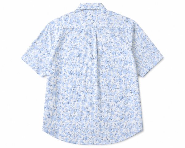 Half Blue Shirt